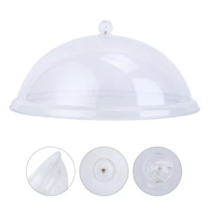Glass Cover Cake Stand Clear Display Dome Cake Dome Cover Fly Food Cover - Picture 1 of 12
