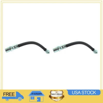 Front Lower Brake Hydraulic Hose Set of 2 Fits 1975-1980 Toyota Land Cruiser XH - Imagem 1 de 3