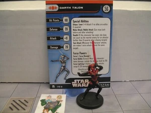 =Miniaturas de Star Wars LEGADO DE LA FUERZA Darth Talon 7/60 con tarjeta = - Imagen 1 de 1