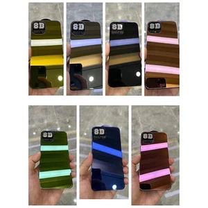 For iPhone 12/12 Pro Max/12 Mini Full Mirror Back Tempered Glass Film Protector - Photo 1 sur 12