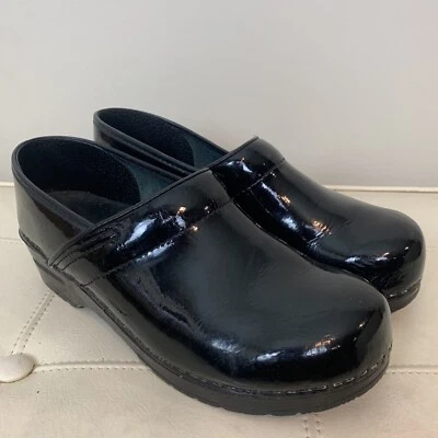 Zuecos Sanita Zapato Profesional Patente Para Mujer Talla 10 Negro 41 Enfermera Usado en Excelente Condición Foto 1 de 4