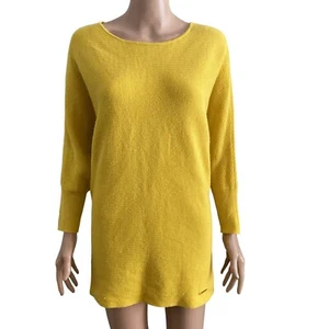 Ellen Tracy Sweater Womens Small Gold Yellow Pullover - Picture 1 of 12