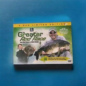 THE GREATER ROD RACE FISHING 4 DVD BOX SET LIMITED EDITION REGION 2 PAL F27 - Picture 1 of 6