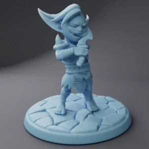 Goblin Minion 3 Goblin Rouge Fantasy Miniature DnD 5e Tabletop RPGs - Picture 1 of 2