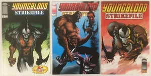 YOUNGBLOOD STRIKEFILE 1993 Image 3 comic lot #1 2 3 Rob Liefeld Jae Lee NM Grade - Picture 1 of 2