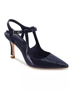 Coutgo Womens High Heels Pointed Toe Ankle Strap Pumps Patent Leather Sexy - Picture 1 of 6