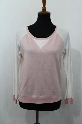 Camiseta De Colección Y2K Energie Talla M Rosa con Mangas Raglán Terry Blanco Foto 1 de 4