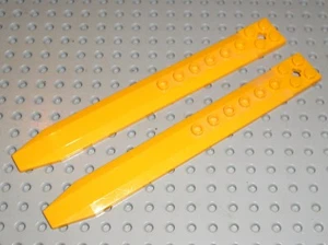 2 x Pale LEGO NINJAGO BtLtOrange rotor blade ref 62743 / Set 2507 Fire Temple - Bild 1 von 1