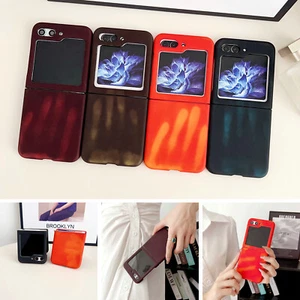 FR Samsung Galaxy Z Flip5 Flip4 Flip3 Thermo Farbwechsel Stoßfeste Hülle Cover - Bild 1 von 14