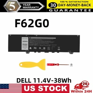 39DY5 F62G0 Battery for Dell Inspiron 13 7000 i7373 7373 7386 2-in-1 P83G 3cell - Picture 1 of 10