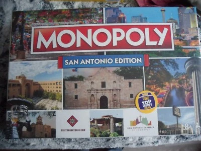 MONOPOLY GAME : San Antonio by Hasbro - New & Factory Sealed + free gift inside - Image 1 of 3