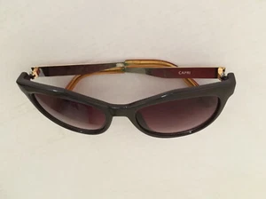 Versace Capri V1969 ITALIA Women Sunglasses black frame wine gradient lens Rare - Picture 1 of 5