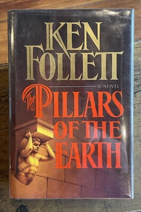 The Pillars of the Earth by Ken Follett (1989) 1st Edition Hardcover - Foto 1 di 4