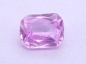 2.85 Ct Natural EGL Certified Emerald Cut Pink Sapphire Loose Gemstone - Picture 1 of 6