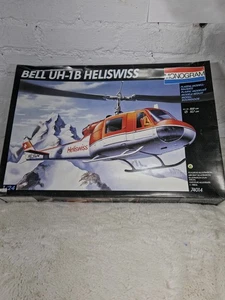 Monogram 1/24 Bell UH-1B Heliswiss Helicopter Model Kit 74014, Sealed Parts New - Bild 1 von 11