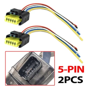 2pcs 5Pin Throttle Accelerator Pedal Position Plug Connector For Peugeot Citroen - Picture 1 of 8