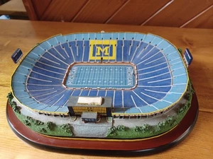 Danbury Mint University of Michigan Football Big House Stadium Sign U of M - Picture 1 of 11