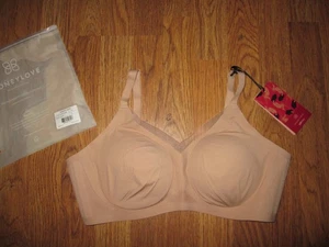 Womens HONEYLOVE LIFTWEAR CROSSOVER BRA lined wire free bra XL NWT honey love - Picture 1 of 1
