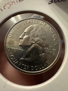 2000 D Washington Quarter State New Hampshire A27 - Picture 1 of 2