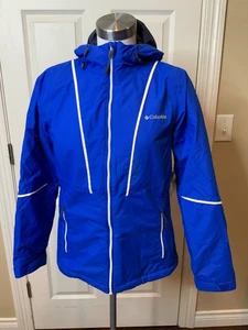 Chaqueta de invierno Columbia azul real bobina térmica con capucha, talla M - Imagen 1 de 6