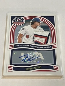 XAVIER NEYENS 2024 Panini USA Baseball Stars & Stripes Patch Auto /25 Astros #21 - Picture 1 of 5