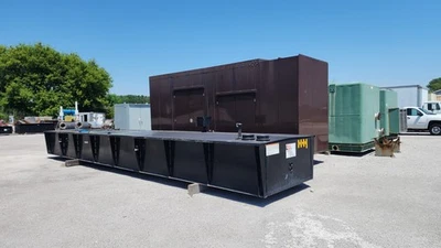 Generador diésel 600KW 2012 cerrado con tanque base generador 480V reparado y probado Foto 1 de 4