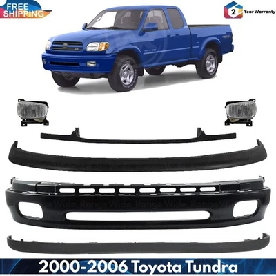 Front Bumper Paintable Steel & Lower Valance Kit For 2000-2006 Toyota Tundra Foto 1 de 4