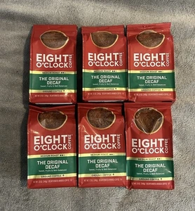 (6)Eight O'Clock Coffee The Original Decaf Ground Medium Roast 12oz Exp 10/28/25 - Picture 1 of 4