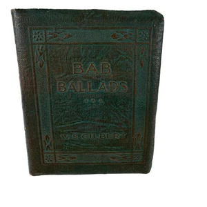 Bab Ballads W.S. Gilbert Little Leather Library Corporation New York Mini Book - Imagen 1 de 5