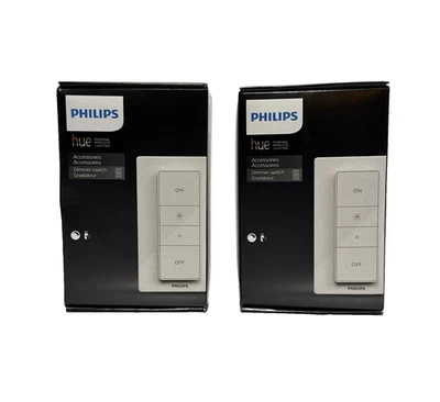 (2) Philips Hue Smart Dimmer Switches - 458141 New Sealed Ships Free (pair) - Image 1 of 4