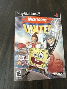 PlayStation 2 PS2 Cover Art Only Nicktoons Unite ! - Photo 1/7