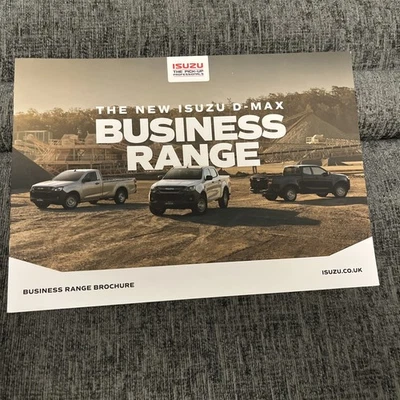 Isuzu D Max Business Range Pick Up Car Sales Info Brochure 20 Pages - Image 1 of 4