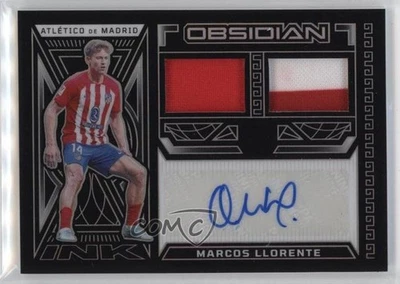 2023-24 Panini Obsidian Dual Jersey Ink /149 Marcos Llorente #DJ-ML Auto - Image 1 of 2