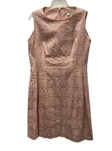 Eva Mendes Größe 14 Kleid A-Linie Rosa Brokat Brautmutter - Bild 1 von 7