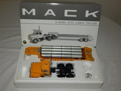 First Gear MACK R-Model Tractor w/Lowboy Trailer- PENN DOT ~ 1:34 ~ 2002 - Image 1 of 4