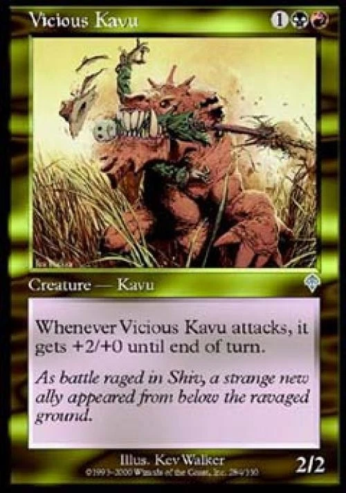 Vicious Kavu - Light Play MTG Invasion - Image 1 of 1