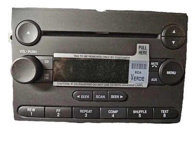 2006-2007 Ford Freestyle Mustang OEM AM FM CD Player w Bluetooth 6F9T-18C869-BC - Image 1 of 4