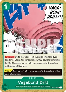 Vagabond Drill COMMON OP11-039 A Fist Of Divine Speed OP TCG - Picture 1 of 1