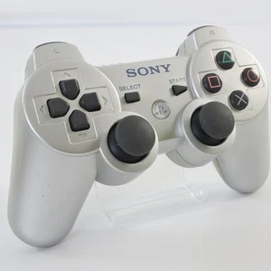 PS3 Controller Satin Silver CECHZC2J DUAL SHOCK3 SIXAXIS SONY Playstation 3 0123 - Picture 1 of 8