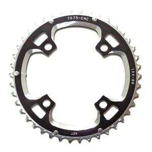 gobike88 Driveline 9 10 Velocidades Negro Chainring 42T BCD 104mm, 78g, MTB, S75 - Imagen 1 de 1