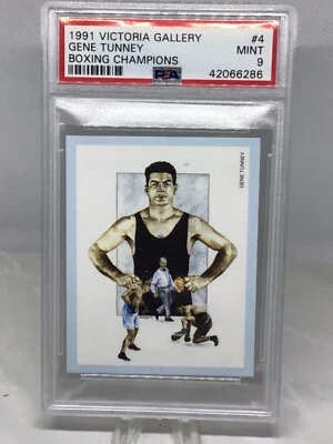1991 Victoria Gallery #4 Gene Tunney PSA 9 (Total Pop 12, 4 higher) - Image 1 of 2