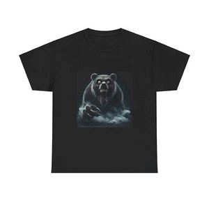 Camiseta unisex Bear Rage, camisa gráfica de oso enojado, regalo para amantes de la vida silvestre, naturaleza - Imagen 1 de 5