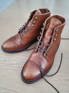 Meermin - Men's Oak Saddle Calf Boot - Size UK5/US6 - Picture 1 of 8