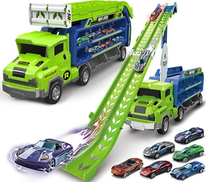 Kids Toys for 2 3 4 5 6 7 8 Years Old Boys, Carrier Truck Transport Car Toys, Fo - Picture 1 of 7