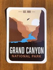 Grand Canyon National Park Arizona Seven Natural Wonders Of The World Sticker