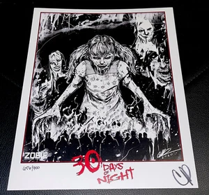 Stampa firmata artista Zobie 30 giorni di notte 656/700 - Foto 1 di 3