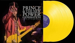 PRINCE & NEW POWER GENERATION LP x 3 Live  At Glam Slam TRIPLE YELLOW VINYL RSD - Picture 1 of 8