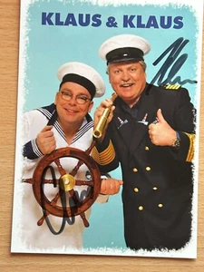 Tarjeta de autógrafo Klaus & Klaus #7453 - Imagen 1 de 1