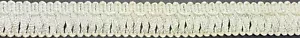 1" Elfenbein Natur Schleife Zopf Fransen Stoff Borte 20 Yards Borte Urlaub Borte - Bild 1 von 1
