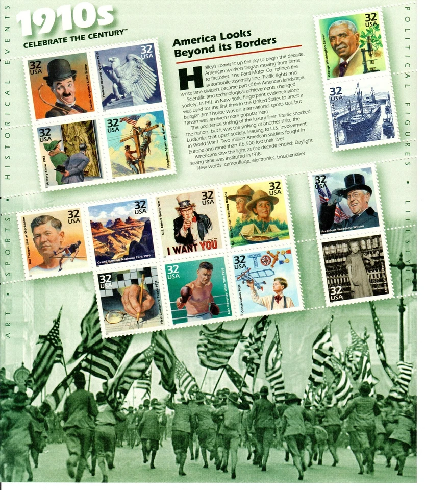 Scott 3183 32¢ Celebrate the Century 1910s MNH Free Shipping in the USA!!! - Image 1 of 1